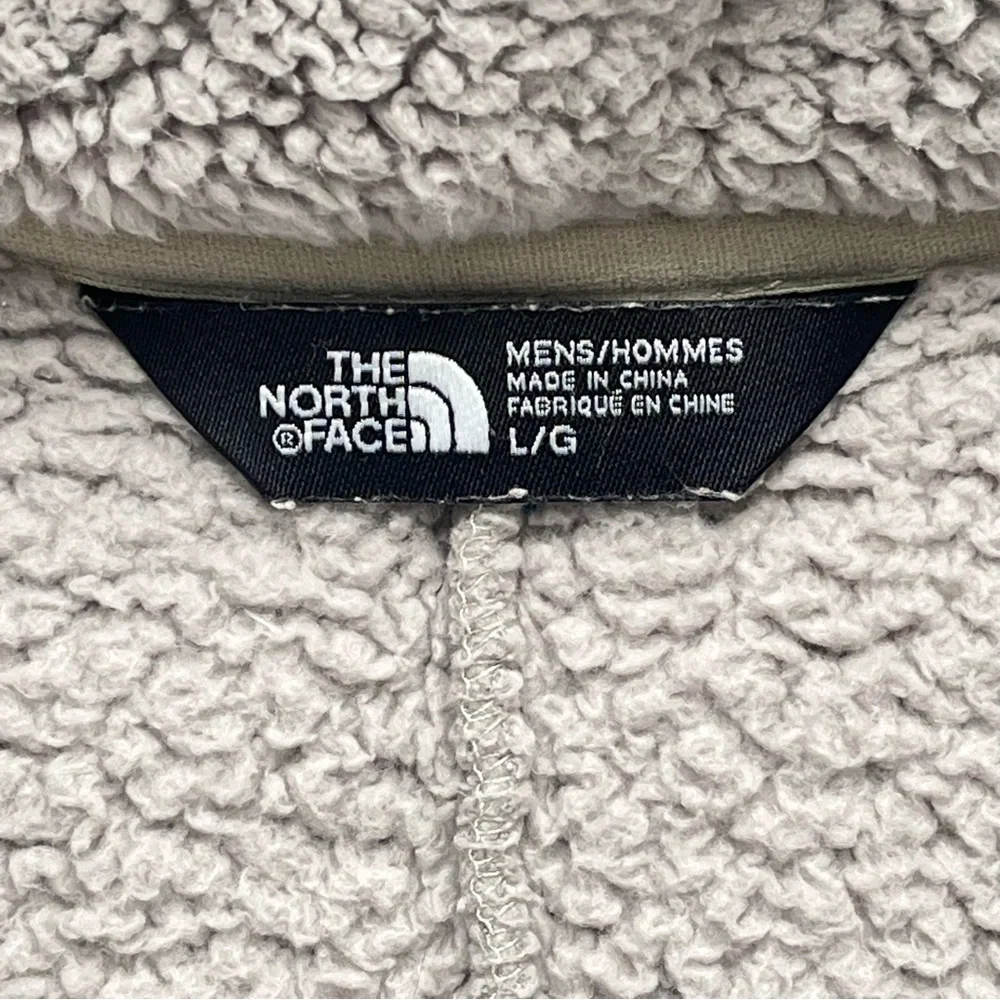 North Face Campshire Pullover Mens L Gray Sherpa Fleece Half Zip Style# NF0A33QX - Picture 6 of 8